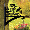 Happy Halloween Metal Hanging Bracket Plant Stand PS175