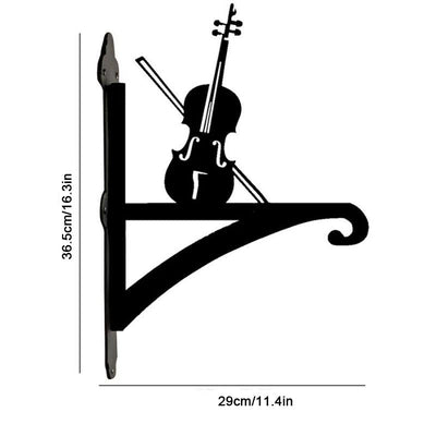 Violin Metal Hanging Bracket Plant Stand PS072