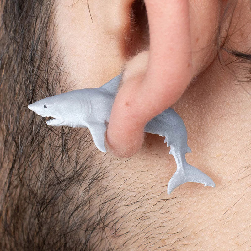 Great White Shark Earrings