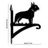 Boston Terrier Metal Hanging Bracket Plant Stand PS089