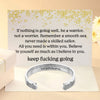 "Keep Fucking Going" Bracelet