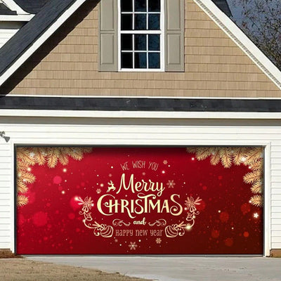 Merry Christmas Garage Door Covers CC002