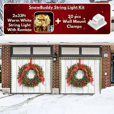 Christmas Wreath Garage Door Covers CC009