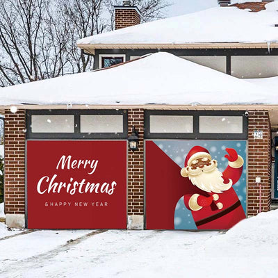 Christmas Santa's Toy Bag Garage Door Covers F581