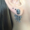 Vintage Gothic Punk Octopus Earrings