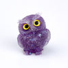 Handmade Natural Crystal Gemstone Owl