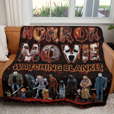 This Is My Horror Movie Watching Blanket - Halloween Quilt, Blanket