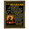 To My Husband - From Wife - A519 - Premium Blanket