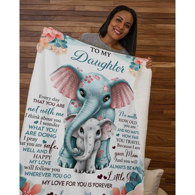 To My Daughter - From Mom - A335 - Premium Blanket