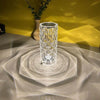 Touching Control Rose Crystal Lamp