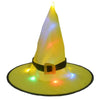 Glowing Witch Hat Decorations - 2 in 1 Hanging/Wearable