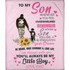 To My Son - From Dad - A327 - Premium Blanket