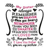 To My Sister - B189 - Premium Blanket