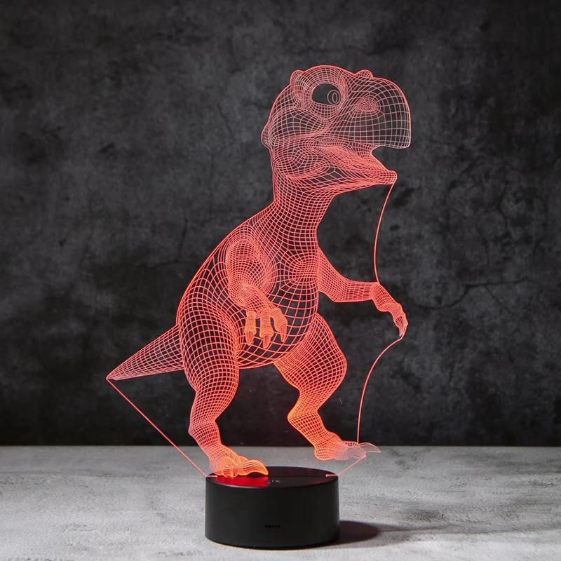 Dinosaur 3D Illusion Lamp