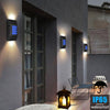 Solar wall lamp outdoor decoration garden courtyard household waterproof wall lamp