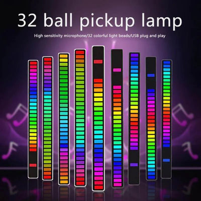 （🔥Last Day Sale-50% OFF）Wireless Sound Activated RGB Light Bar