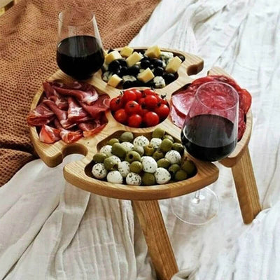 Outdoor Folding Wine Table