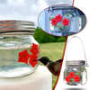 Beautiful Mason Jar Hummingbird Feeder with Three Ports