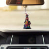 Witch Glass Painted Pendant Car Hang Ornament