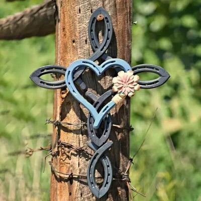 🔥 Last Day 52% OFF🔥 Natural Horseshoe Cross With Heart