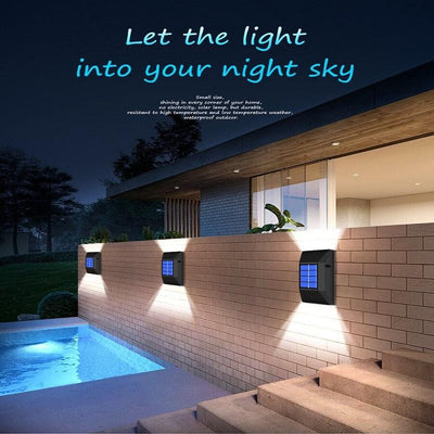 Solar wall lamp outdoor decoration garden courtyard household waterproof wall lamp