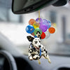 Dalmatian Fly With Bubbles Car Hanging Ornament BC028