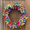 Beautiful Butterflies Wreath For Spring Door Decor