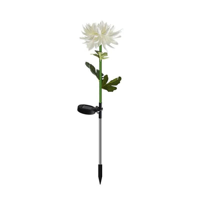 30" Chrysanthemum Solar Garden Stake LED