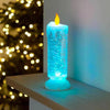 【Early Sale 40% FF+Free Shipping】Colour Changing LED Water Candle With Glitter