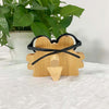 Handmade Dachshund Glasses Stand Lovely Crab