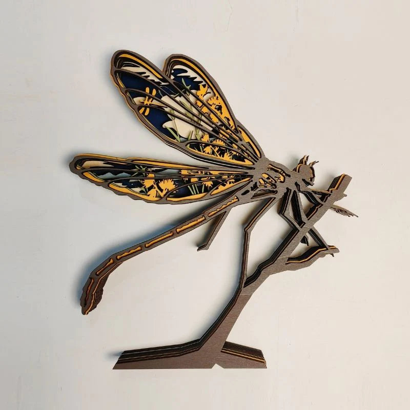 Dragonfly Carving Handcraft Gift