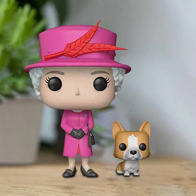 Elizabeth and Corgi Memorial Doll