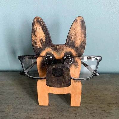 Handmade Dachshund Glasses Stand Lovely German Shepherd