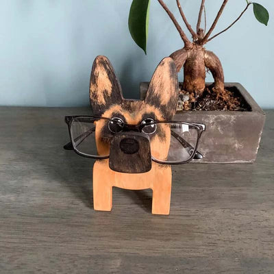 Handmade Dachshund Glasses Stand Lovely German Shepherd