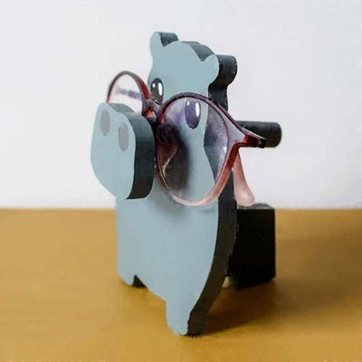 Handmade Dachshund Glasses Stand Lovely Hippo