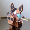 Handmade Dachshund Glasses Stand Lovely Horse