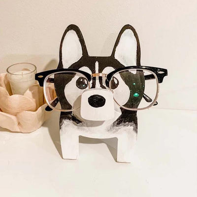 Handmade Dachshund Glasses Stand Lovely Husky