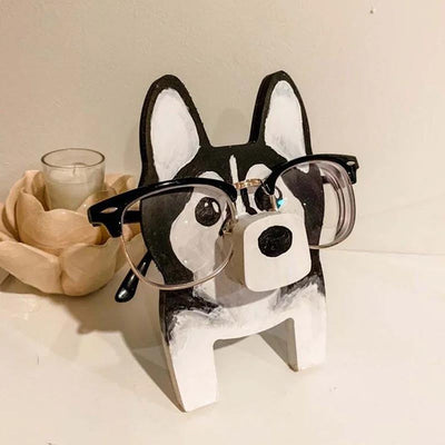 Handmade Dachshund Glasses Stand Lovely Husky