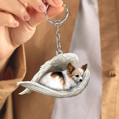 Sleeping Angel Acrylic Keychain Papillon SA134