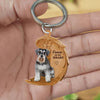 Schnauzer Forever In My Heart Acrylic Keychain FK014