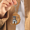 Schnauzer Forever In My Heart Acrylic Keychain FK014