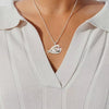 Chihuahua Sleeping Angel Stainless Steel Necklace SN018