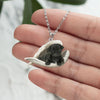 Pug Sleeping Angel Stainless Steel Necklace SN125