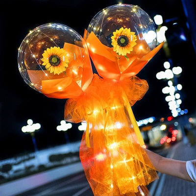 LED Luminous Balloon Rose Bouquet【Christmas Sale-50% Off】