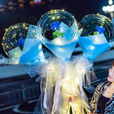 LED Luminous Balloon Rose Bouquet【Christmas Sale-50% Off】