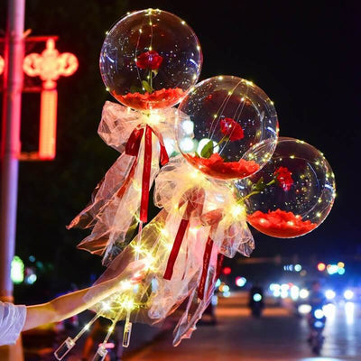 LED Luminous Balloon Rose Bouquet【Christmas Sale-50% Off】