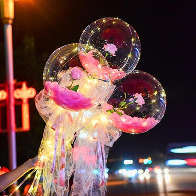 LED Luminous Balloon Rose Bouquet【Christmas Sale-50% Off】