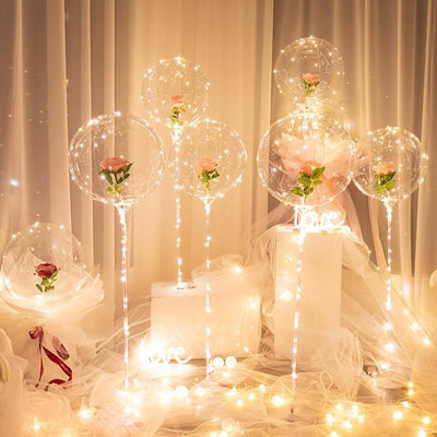 LED Luminous Balloon Rose Bouquet【Christmas Sale-50% Off】