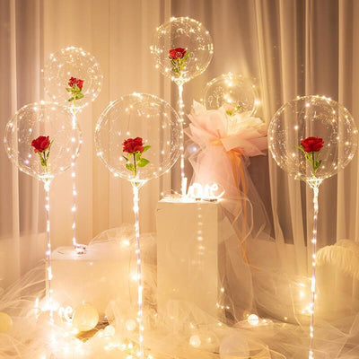 LED Luminous Balloon Rose Bouquet【Christmas Sale-50% Off】