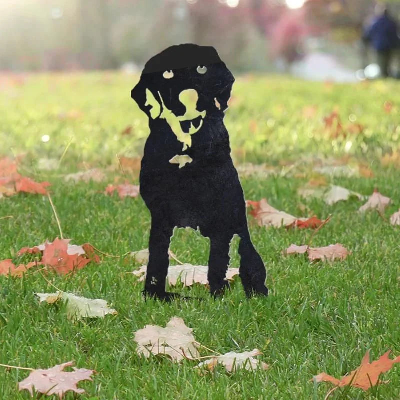 Labrador Retriever Metal Silhouette